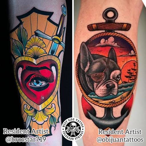 Explore nautical tattoos ideas, creative tattoo ideas in Colorado Springs, available at West Side Tattoo