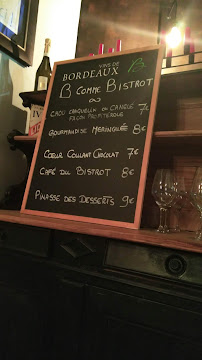 B Comme Bistrot à Arès menu