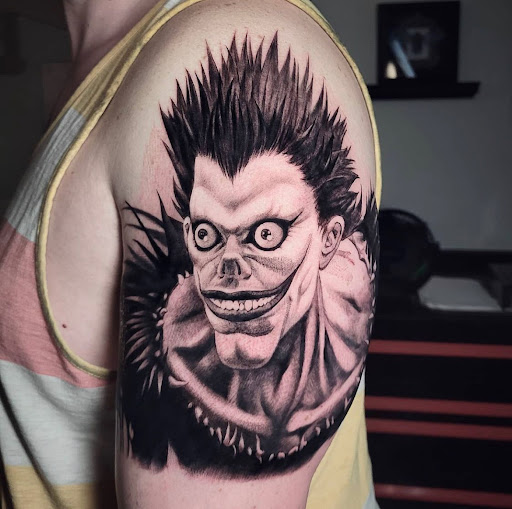 Explore great white shark tattoo ideas, creative tattoo ideas in Camp Hill, available at Camp Hill Collective Tattoo and PMU