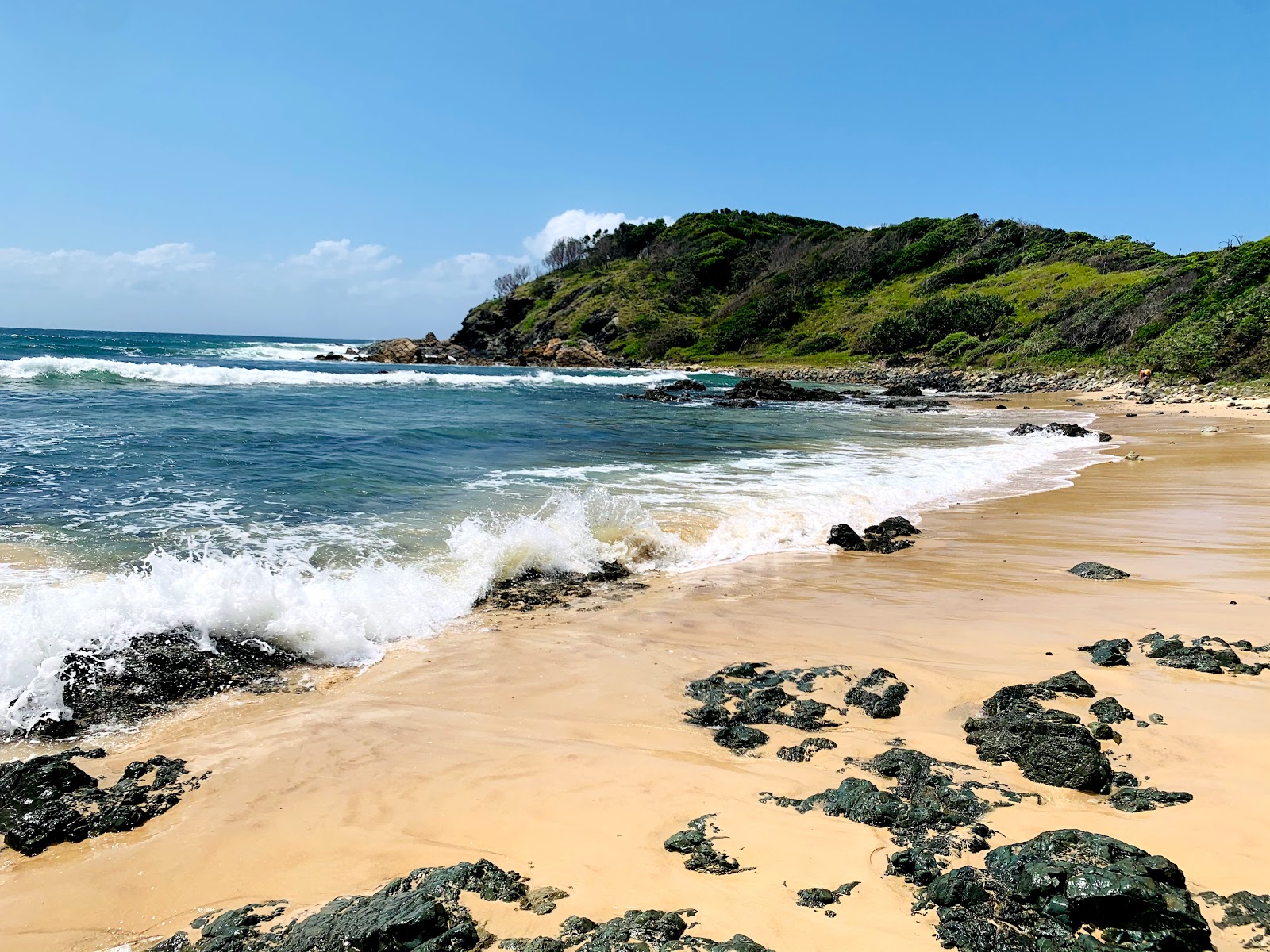 Foto di Shelly Beach sorretto da scogliere