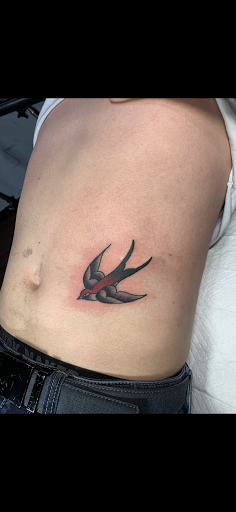 Explore small bee tattoo ideas, creative tattoo ideas in Sioux Falls, available at Permanent Addictions