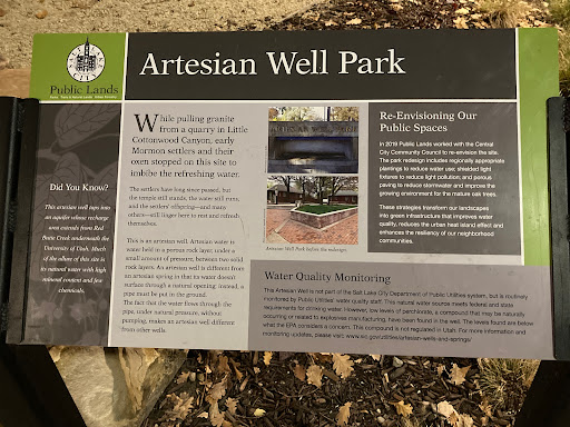 Park «Artesian Well Park», reviews and photos, 808 S 500 E, Salt Lake City, UT 84102, USA