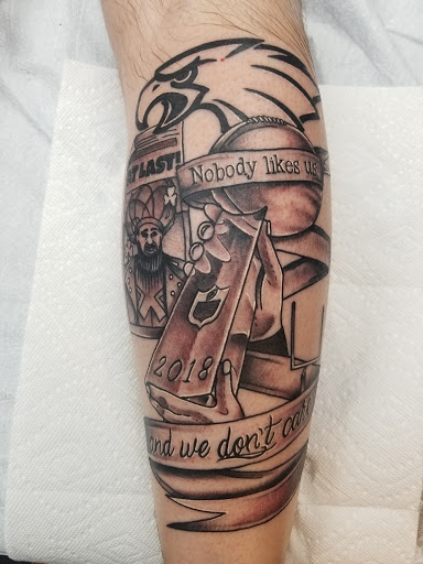 High Rollers Tattoo Studio, 203 S High St, West Chester, PA 19382, USA, 