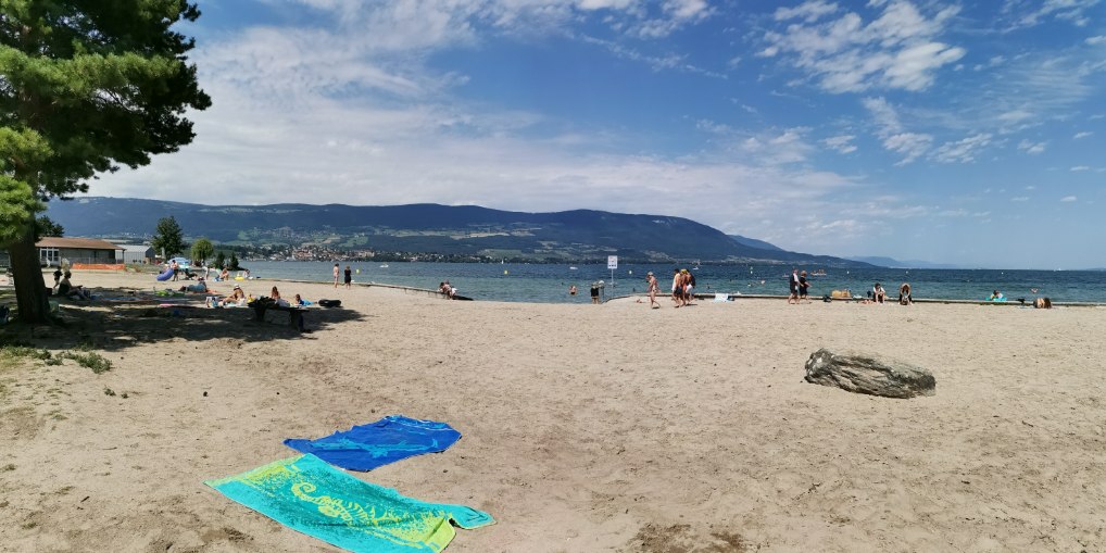 Fotografie cu Plage d'Yverdon-les-Bains și așezarea