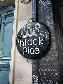 Black Pide à Paris menu
