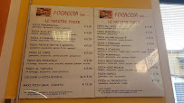 Menu / carte de Focaccia In à Terni
