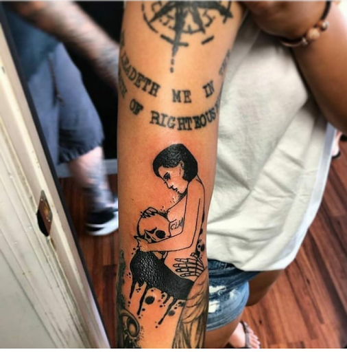 Explore death star tattoo ideas, creative tattoo ideas in Atlantic Beach, available at The Ink Chamber Tattoo Parlor