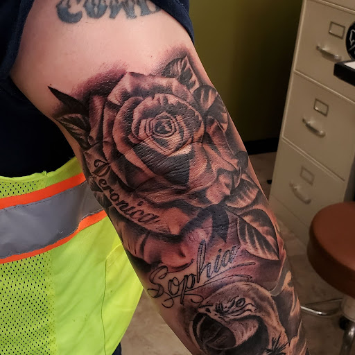 Explore psych tattoo ideas, creative tattoo ideas in Bakersfield, available at CLASSIC STANDARD TATTOO CO.