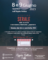 Restaurant Appia Antica Caffè à Rome (le menu)