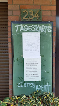 Menu / carte de Haus Fuchs à Mülheim