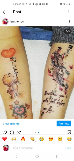 Explore mens name tattoo ideas, creative tattoo ideas in Fresno, available at Lil Ink Spot 559