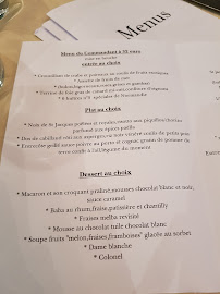 Oh Mouettes à Calais menu