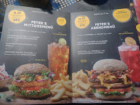 PETER PANE Burgergrill à Berlin carte