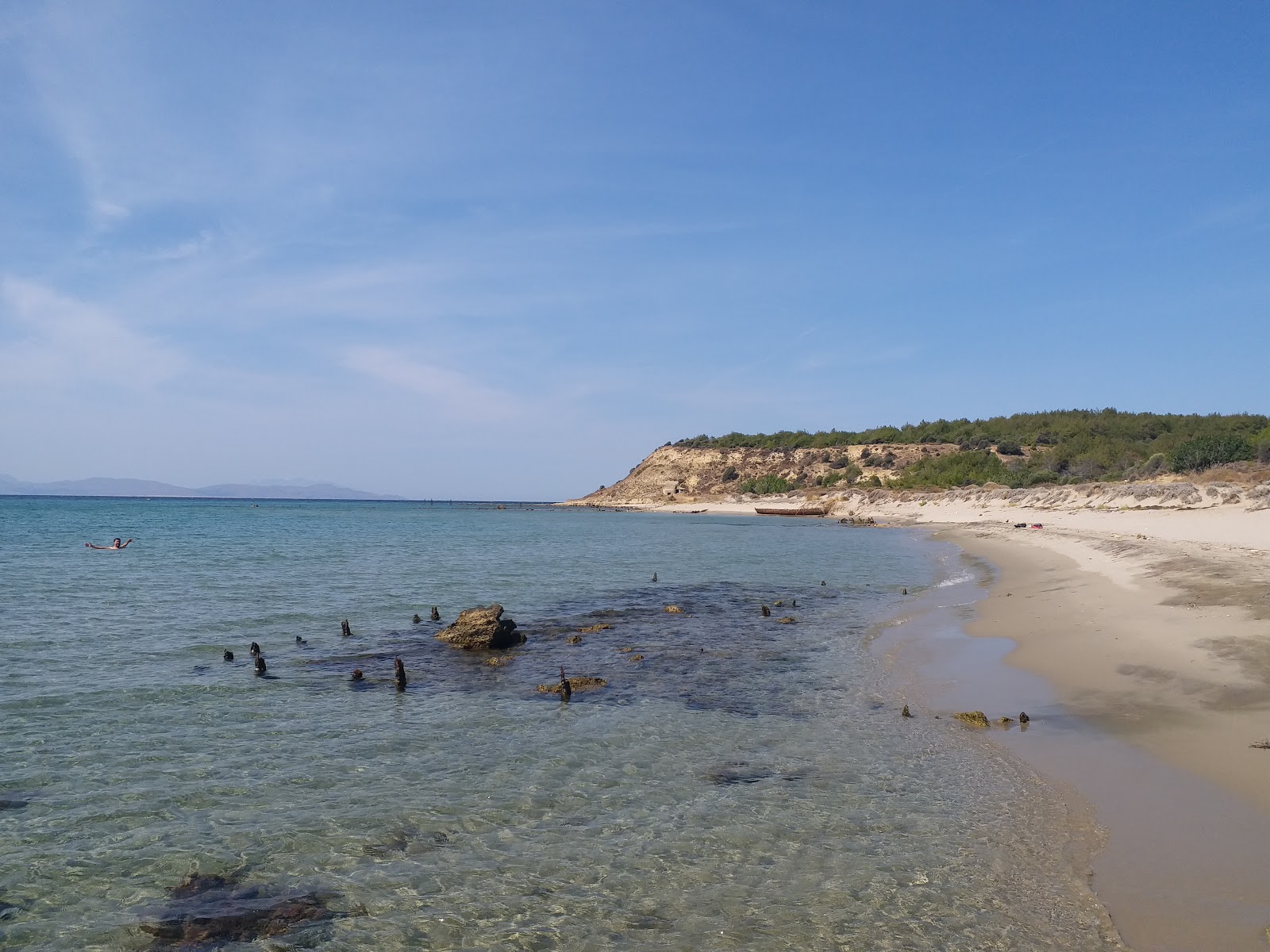 Foto di Tekke Koyu con una superficie del sabbia beige