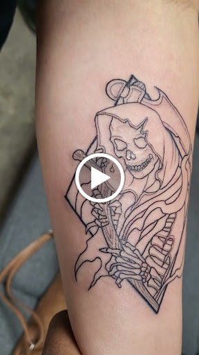 Explore hand finger tattoo ideas, creative tattoo ideas in Lubbock, available at Sinners & Saints Art Company