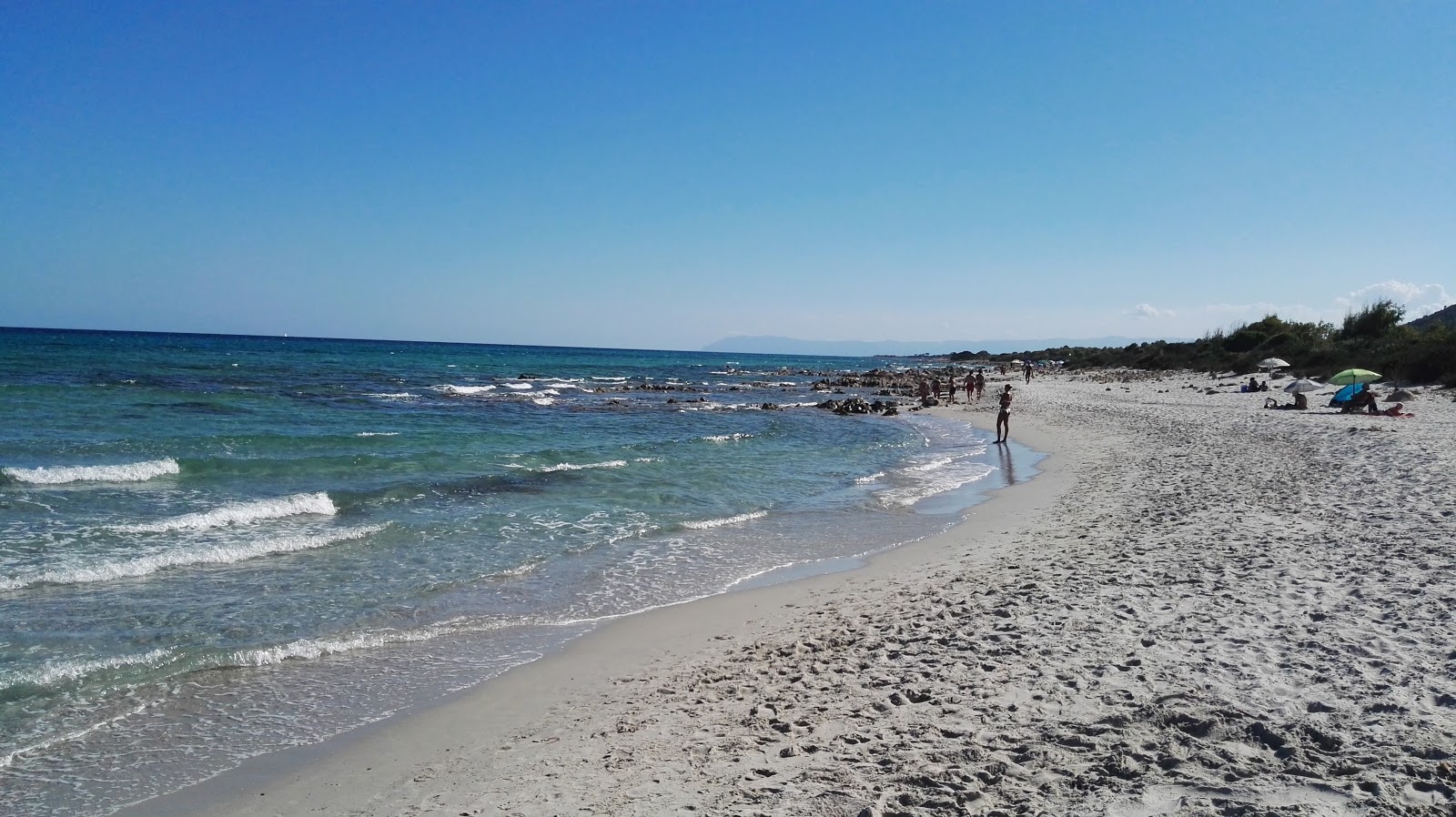 Valokuva Spiaggia Pedra Marchesaista. mukavuudet alueella