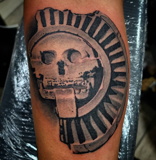 Explore small beach tattoo ideas, creative tattoo ideas in San Antonio, available at Firme Copias Tattoo Studio