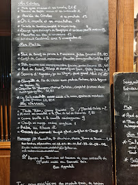 Restaurant français Au Terminus du Châtelet à Paris (le menu)