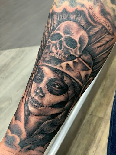 Explore top of hand tattoo ideas, creative tattoo ideas in Canoga Park, available at Civilized Tattoo