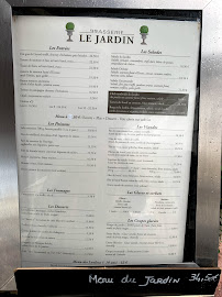 Le Jardin à Deauville menu