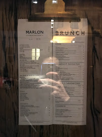Marcelle rue de grenelle 75007 (Marlon) à Paris menu