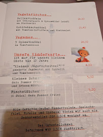 Volkskammer à Berlin menu