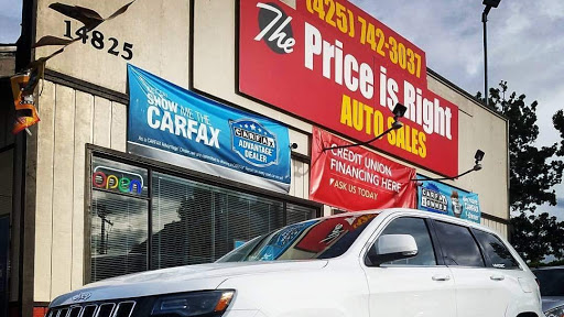 The Price Is Right Auto Sales of Lynnwood, 14825 WA-99, Lynnwood, WA 98087, USA, 