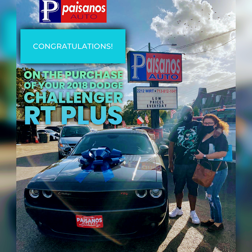 Used Car Dealer «Paisanos Auto Sales», reviews and photos, 2212 Wirt Rd, Houston, TX 77055, USA