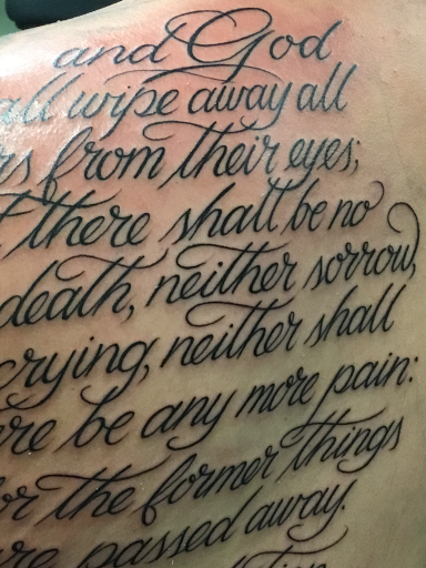 Explore soundwave tattoo ideas, creative tattoo ideas in Bakersfield, available at Art Studio