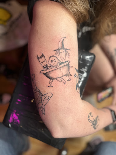 Explore lining tattoo ideas, creative tattoo ideas in Raleigh, available at Jink Jam LLC