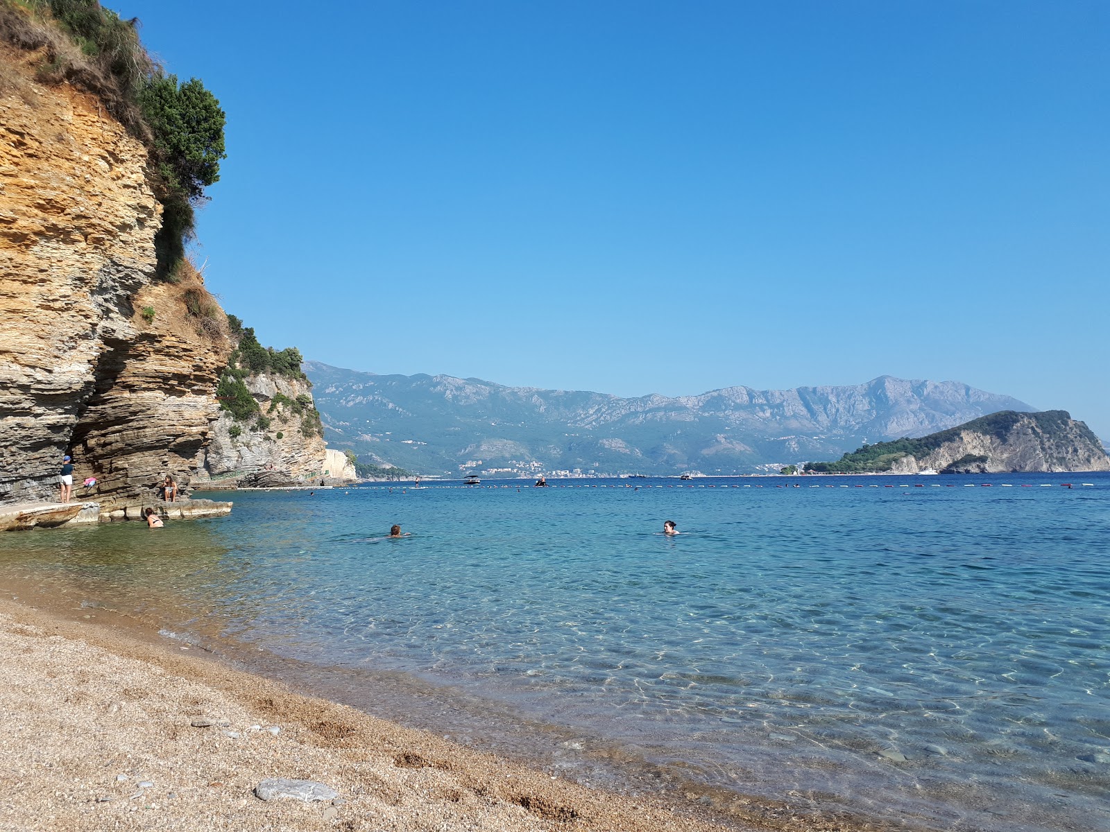 Foto van Mogren Strand met ruime baai