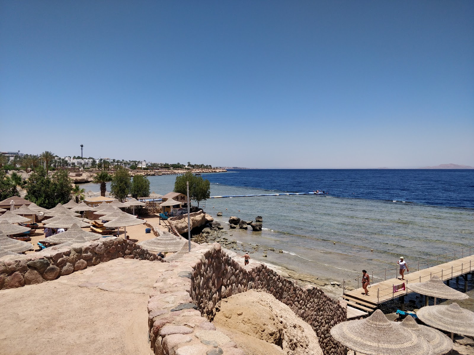 Photo of St. George Coral Beach and the settlement