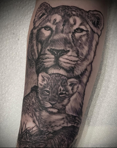 Explore dj tattoo ideas, creative tattoo ideas in Utica, available at Big Top Tattoo