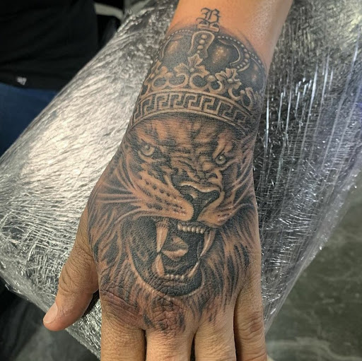 Explore beauty and beast tattoo ideas, creative tattoo ideas in Phoenix, available at Grand Avenue Tattoo & Piercings