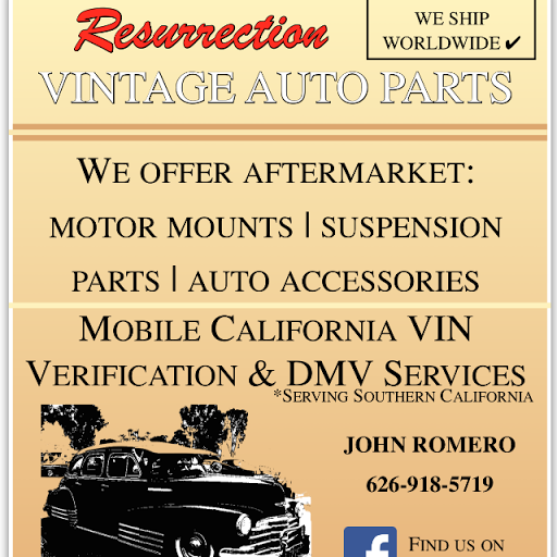 Resurrection Vintage Auto Parts & VIN Verification image