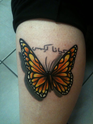 Explore demon slayer tattoo ideas, creative tattoo ideas in Tucson, available at Sacred Art Tattoo Studio