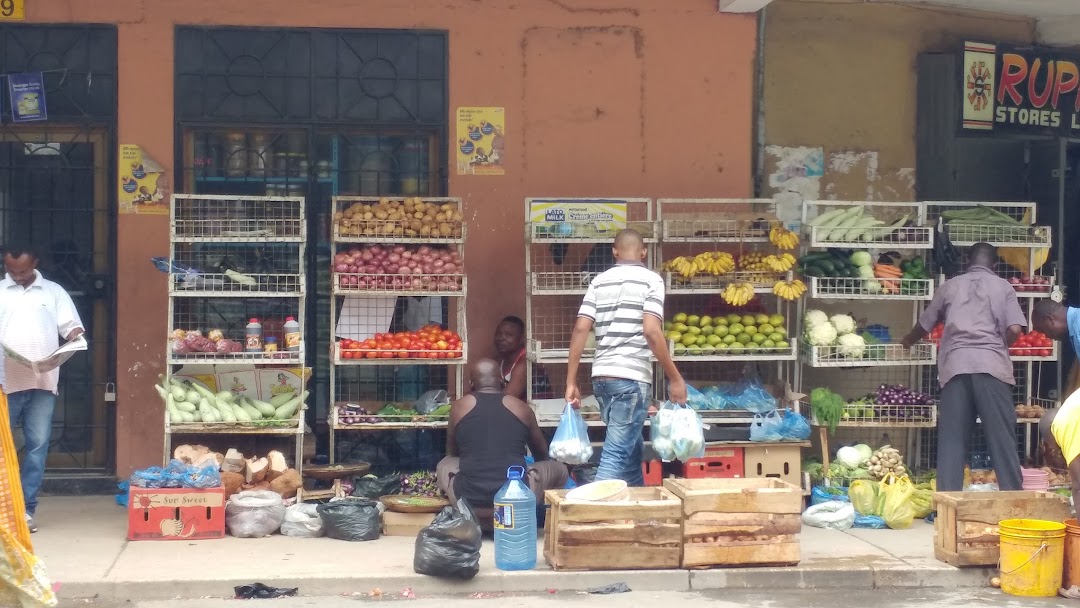Outdoor Fruit And Vegetable Street Market
