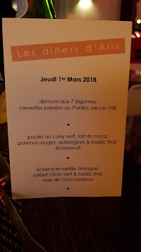 Chez Max à Auxerre menu