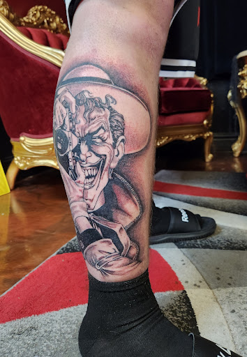 Explore david and goliath tattoo ideas, creative tattoo ideas in Inverness, available at The Perfect Spot Tattoos