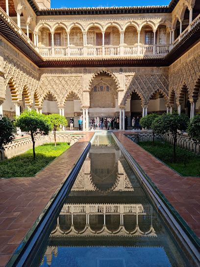 vista de Real Alcázar de Sevilla un lugar muy importante de Sevilla