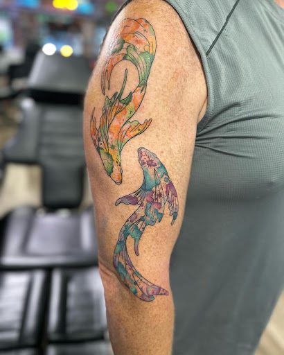 Explore capricorn tattoo ideas for men, creative tattoo ideas in Ocala, available at The Tattoo Gallery of Ocala LLC