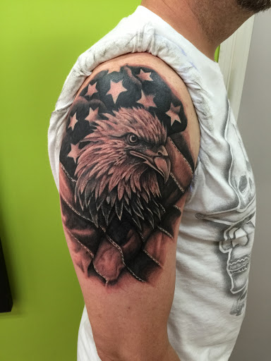 Explore heart with wings tattoo ideas, creative tattoo ideas in Mauldin, available at Main Street Tattoo
