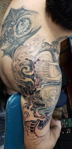 Explore lego tattoo ideas, creative tattoo ideas in Oregon City, available at Lucky Supreme Tattoo