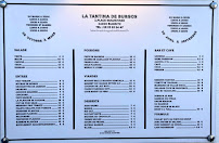 Menu du La Tantina de Burgos à Biarritz