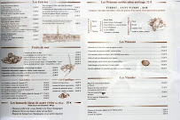 Les Embruns à Saint-Malo menu