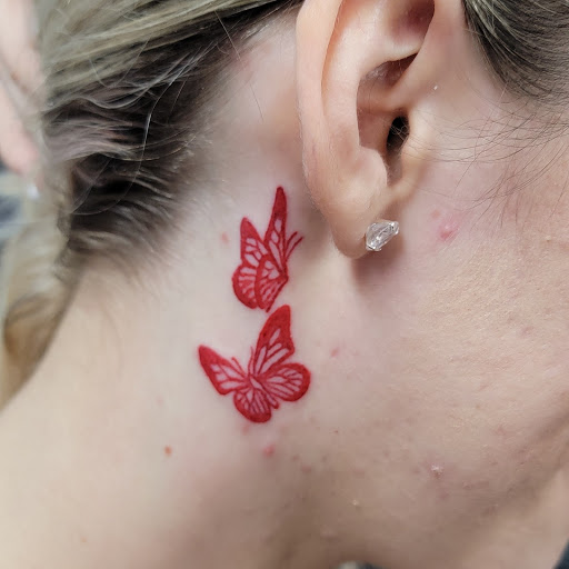 Explore back shoulder tattoo ideas for men, creative tattoo ideas in Sarasota, available at Z-Edge Tattoo and Body Piercing North Shop