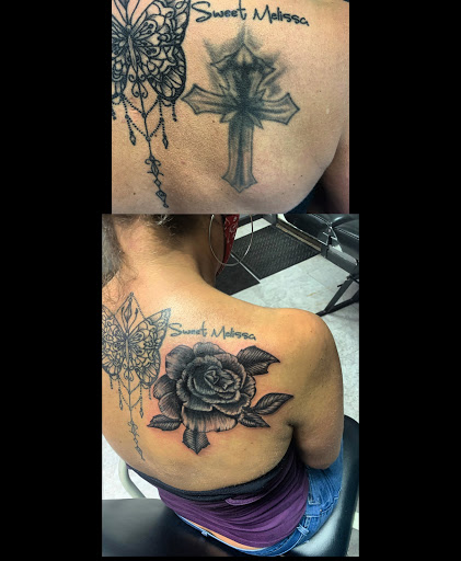 Explore taurus and scorpio tattoo ideas, creative tattoo ideas in Hudson Falls, available at ALTERED ADDICTION TATTOOS