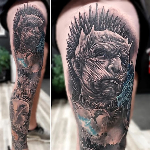 Explore fingerprint tattoo ideas, creative tattoo ideas in Utica, available at Watchtower Tattoo Company