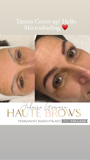 Explore tattoo ideas for top of leg, creative tattoo ideas in Savannah, available at Haute Brows. Cosmetic Tattoo