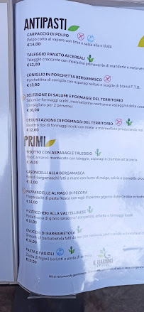 Il Giardino à Selvino carte